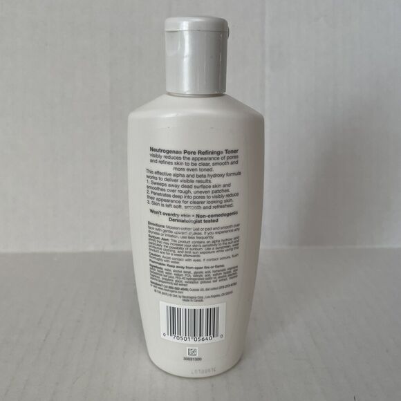 Neutrogena Pore Refining Toner 8.5 Fl oz 250ml Alpha And Beta Hydroxy Formula - Picture 2 of 6